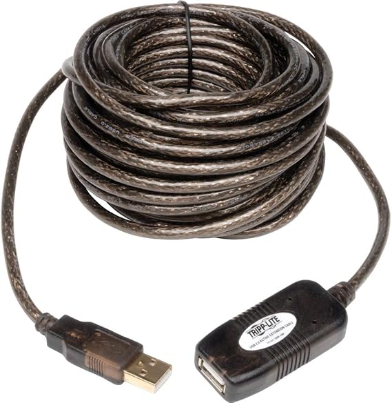 Tripp Lite USB 2.0 Hi-Speed Active Extension Repeater Cable A (M/F), 10M (U026-10M)