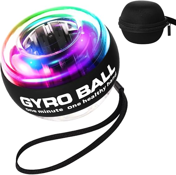 Self-Starting Gyroball Wrist Ball, Power Trainer Ball