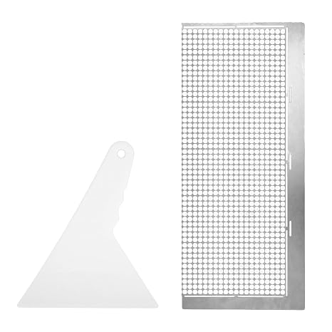 5D Diamond Drawing Ruler,1020 Holes Diamond Art Ruler, Stainless Steel Mesh Grid, 5D Fix Tool for Round Full Partial Drill DIY Craft Painting