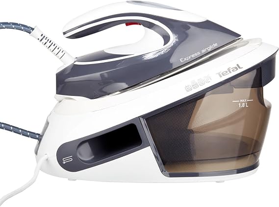 Tefal Express Airglide SV8020G0 Pressurised Steam Generator Iron - Grey / White
