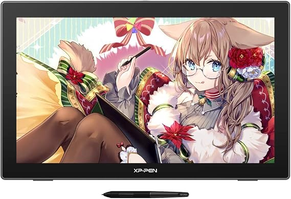XP-Pen LCD Pen Tablet Liquid Tab 21.5-inch IPS Display No Parallax Charge-Free Pen Tilt Detection 8192 Levels Stand Included VESA Mount Compatible Artist 22 Second