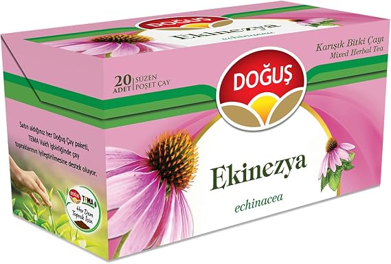 Doğuş ÇAY Ekinezya Bitki Süzen Poşet 1.75 Gr x 20 Adet