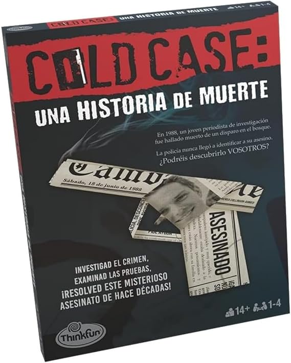 ThinkFun - Cold Case 1: A Death Story, Research Game 14+