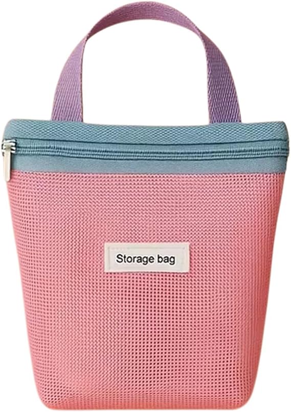 Travel Beach Bag,Breathable Mesh Tote,Lightweight Foldable,Gym,Camp