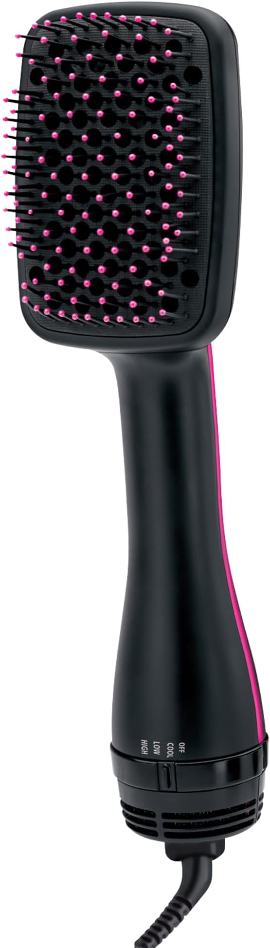 Revlon RVDR5212E Hot air Brush Warm Zwart, Roze 800W 2.5m haarstyler