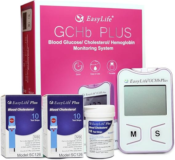 Total Cholesterol Test Quick and Simple | EasyLife Plus | 22 Cholesterol Tests Supplied