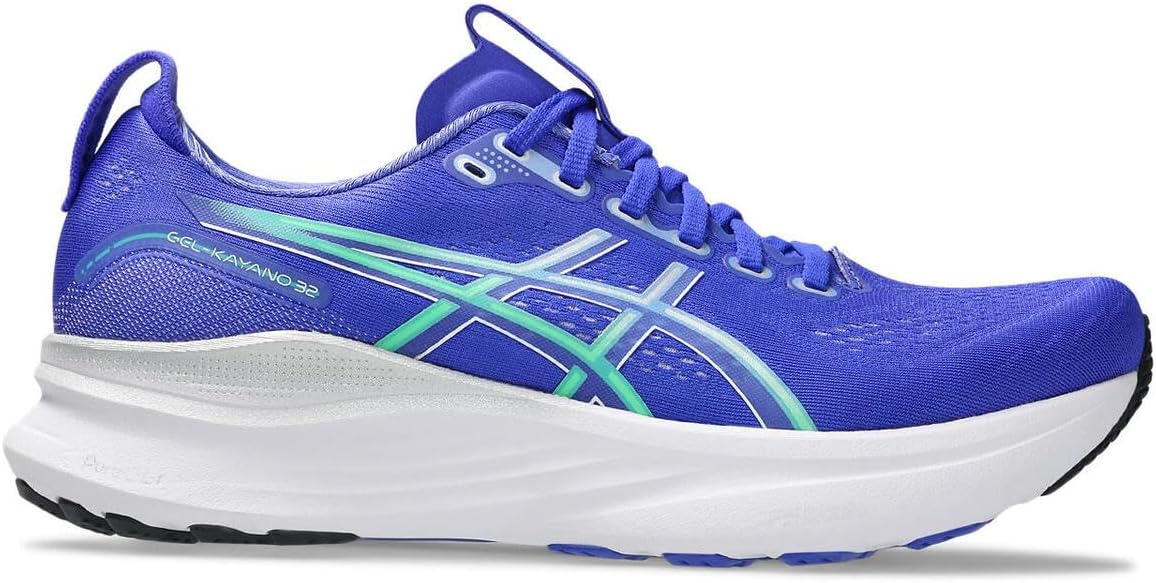 ASICS Men's Gel-Kayano 32 Trainers Cobalt Burst Pure Silver 46.5 EU