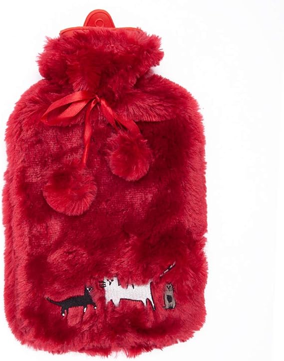 Biggdesign Cats Bordo Peluş Sıcak Su Torbası