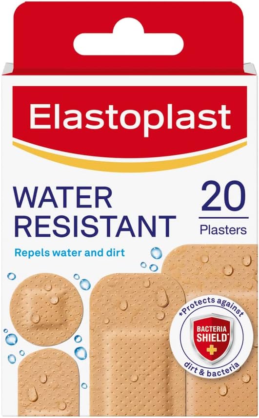 Elastoplast Water Resistant Plasters, 20 Count