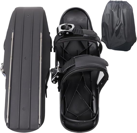 Ski Skates for Adults | Short Snowboard Skis | Anti-Slip Sport Snowshoes for Beginners Travel Men Athletes Outdoor Activities