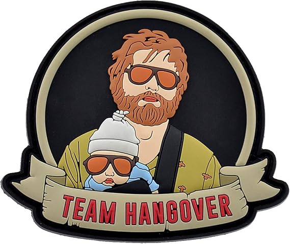 Patch Team Hangover PVC Patch 7 x 8.5 cm Dad Son