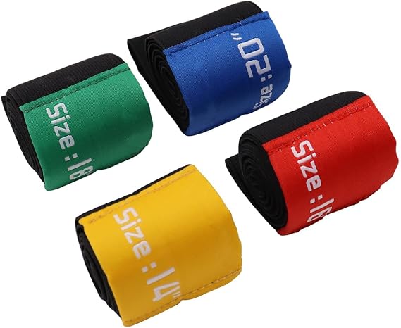 Namvo 4pcs Drum Cymbal Mute Exercise Silencer Rings Kit (14" 16" 18" 20") - Practice Quietly Anytime, Anywhere