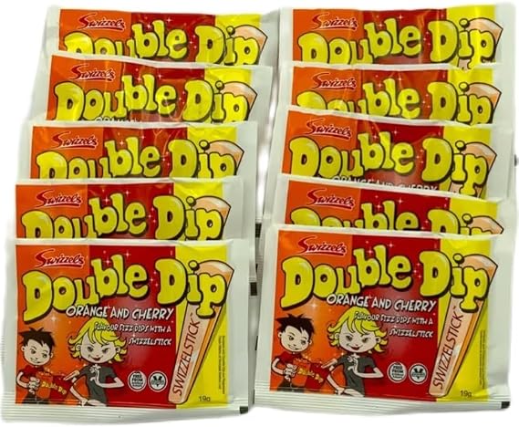 10 x Swizzles Double Dips Party Filler Sweets Candy Wedding Retro Party Birthday