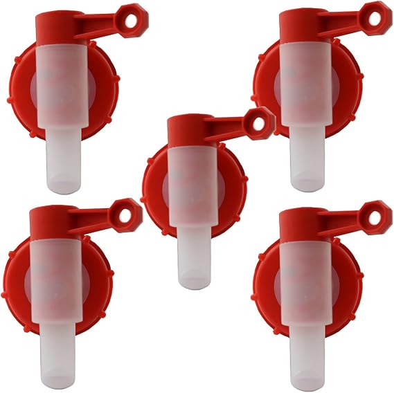 R&C Components Ltd 20L / 25L Drum Tap - Vented System for Smooth flow 'no glugging' (Pack of 5)