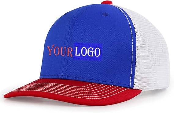Custom Embroidered Hat Logo Personalised Mesh Baseball Cap Mens Summer 112 Trucker Cap,Unisex Embroidered Cap Dad/Mom Gifts