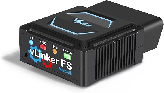 Vgate vLinker FS Bluetooth OBD2 Diagnostic Device OBD2 Bluetooth Adapter for iOS Android & Windows