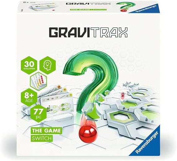 Ravensburger GraviTrax The Game - Swtich - Marble Challenge Logic Brain Games and STEM Toys for Kids Age 8 Years Up