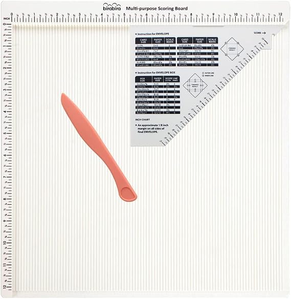 Bira Craft 12 X 12 inch Multi-Purpose Scoring Board & Score and Fold Tool (Scoring Board)