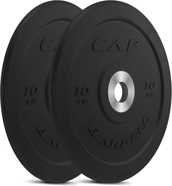 CAP Barbell Kauçuk Olimpiyat Tampon Plakası | Çoklu Seçenekler