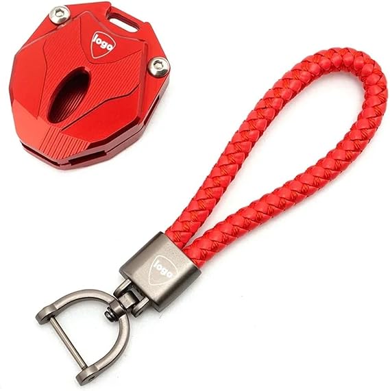 Motorcycle Accessories CNC Aluminum Key Fob Cover For DUCATI Streetfighter V4 SP V2 PANIGALE V2 V4 SP Ducati Motorcycle Accessorie Keychain Case Shell & Keychain Key Ring