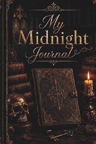My midnight journal: Dark Academia Gothic Aesthetic Lined Notebook for Writing and Journaling: Vintage Mystery Mystery Grimoire Diary for Adults & ... & Autumn Gift (6x9 Inches, 100 Pages)