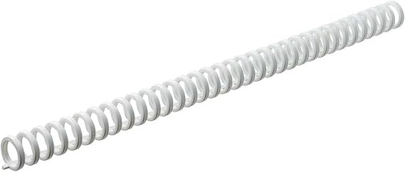 GBC ClickBind Binding Spines, 8 mm, 45 Sheet Capacity, A4, 34 Ring, White, 388002E