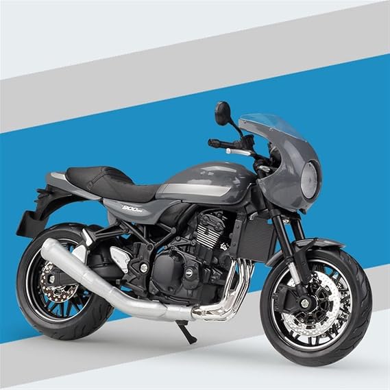 Model Motorcycle Toys Collection 1:12 For Kawasaki Z900 RS Alloy Model Diecasts Gifts(Grey)