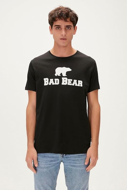 Bad Bear Tee Bisiklet Yaka Tişört Buz Mavisi, P10888S3354
