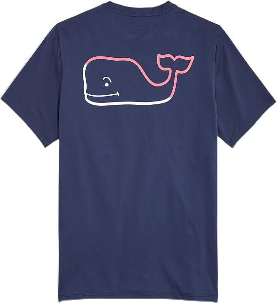 Vineyard Vines メンズ Burgee Whale 半袖ハーバーTシャツ