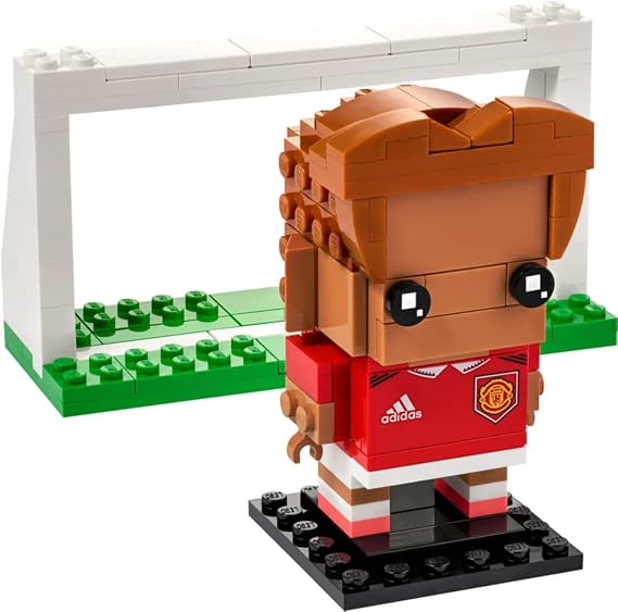 LEGO 40541 Brickheadz Manchester United Go Brick Me 530 Pieces 10+ Create Your Own Manchester United Player Model