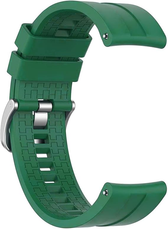 Microsonic Garmin Forerunner 255 için Kordon, Silicone RapidBands Koyu Yeşil [Forerunner 255 ile Uyumlu Kordon - Koyu Yeşil]