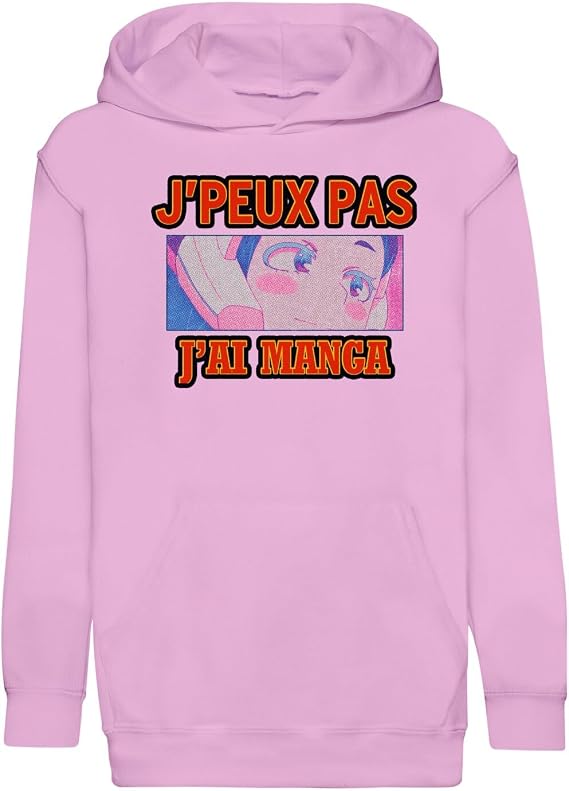 Fabulous Children's Hoodie J'peux Pas J'Ai Manga Ochaco Anime Otaku Manga Fanart - Premium