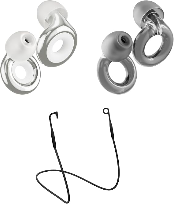 Loop Earplugs Social Link Bundle (2-Pack) – Loop Experience 2 Plus + Engage 2 + Loop Link | Reusable Ear Plugs for Focus, Noise Sensitivity, Music, Events, Parenting & More | 16 dB/18 dB Noise Reducti