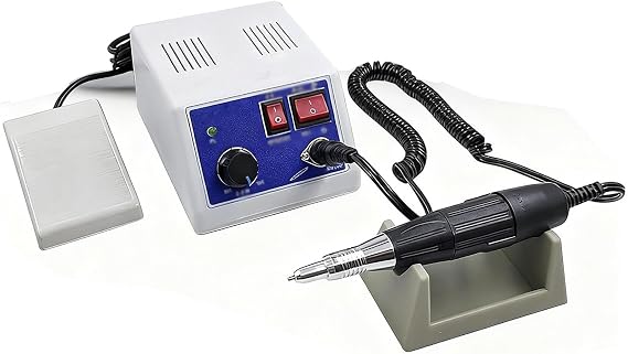 SenhE Dental Lab Marathon Micromotor Polish Machine, 35000 RPM Polisher Polishing, Free Switching Control by Manual Foot Pedal, Suitable for Dentistry, Jade Grinding