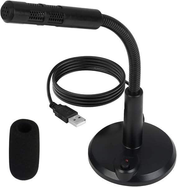 USB Desktop Microphone,Omnidirectional PC Microphone