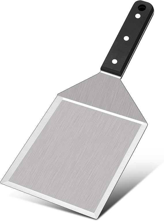 Joyfair Stainless Steel Extra Wide Smash Burger Spatula with Beveled Edge
