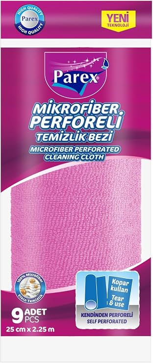 Parex Mikrofiber Perforeli Rulo Bez 9’lu