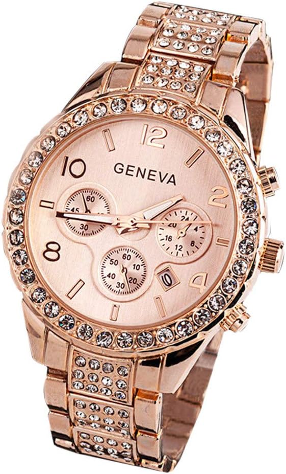 Quartz Fashion Women Crystal Luxury Watch Men's Watch Vibrating Watch