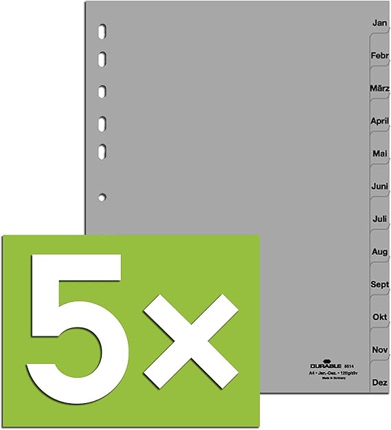 Durable Index for DIN A4 Full Coverage