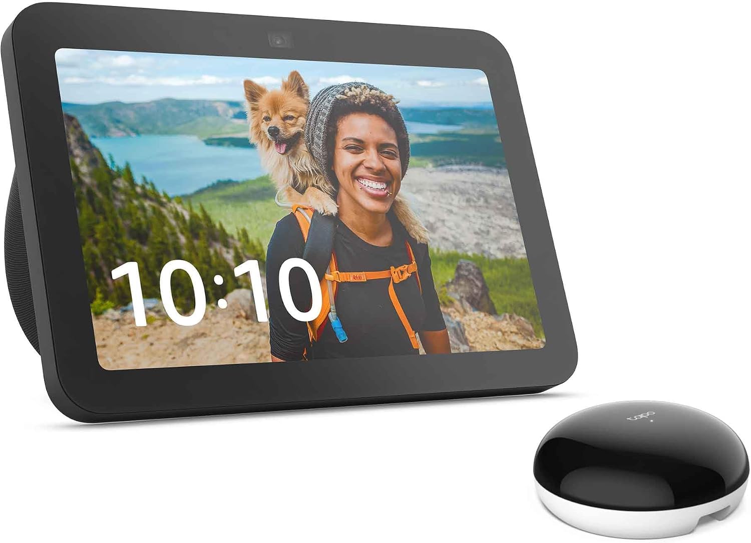 Echo Show 8 3rd Generation Charcoal + TP-Link Tapo H110 Smart Remote Control