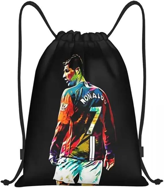 Drawstring Bags, Large Capacity Waterproof Drawstring Sports Bag for Kids Adults, PE Sports Backpack with Strings for Work Train Gym Swim Hiking
