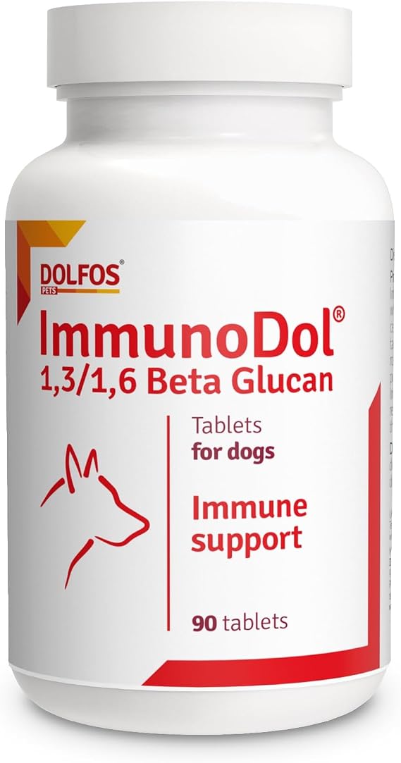 ImmunoDol 90 tablets Beta 1,3/1,6 Glucan Immune System Support for Dogs