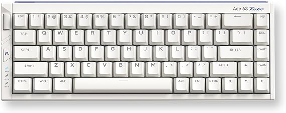 MCHOSE Ace68 Turbo HE keyboard 8000Hz Rapid Trigger Nova White