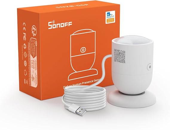 SONOFF Zigbee Human Presence Sensor SNZB-06P, Requires ZBBridge-P,Support Alexa, Google Home 1pcs