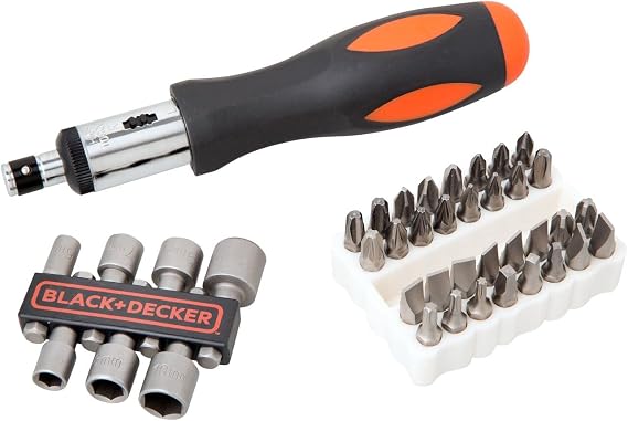 Black & Decker Ratchet Screwdriver 40 Piece Set A7062 Accessory