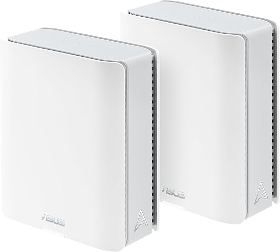 ASUS ZenWiFi BT10 Tri-band WiFi 7 Mesh, 18 Gbps, 6000 sq.ft (2pk), Dual 10G Ports, Security and Parental Controls, Smart Home Master SSIDs, 4G & 5G Mobile Tethering