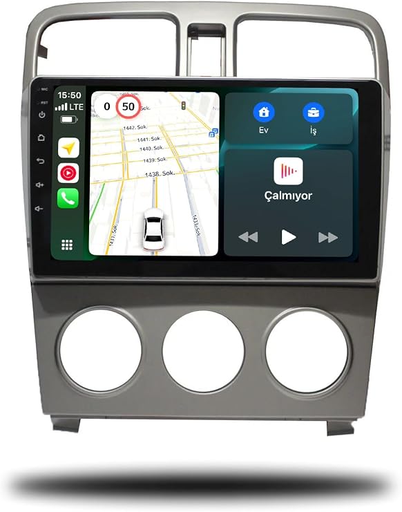 MarTechno Android Multimedya 6GB RAM 128GB Hafıza Subaru Forester 2002-2007 ile uyumlu
