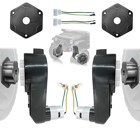 2PCS 12V RS550 40000 RPM Motor Gearbox for Kids Ride On Toy