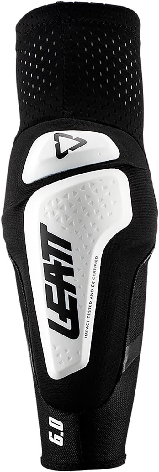 Motorcycle Elbow Guard LEATT19 3DF 6.0 WH/BK Left and Right Set Motocross Racing