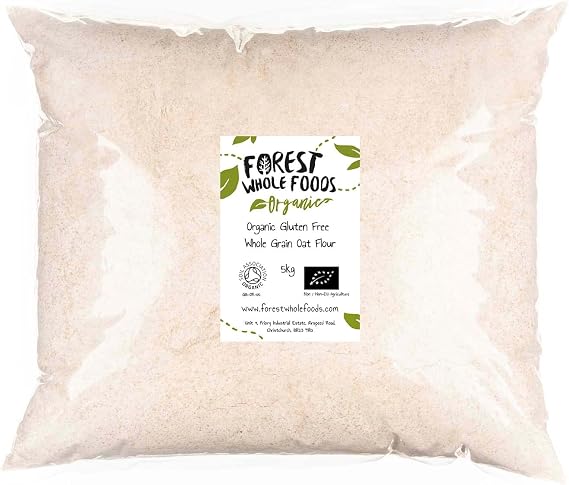 Organic Gluten Free Whole Grain Oat Flour - Forest Whole Foods (5kg)